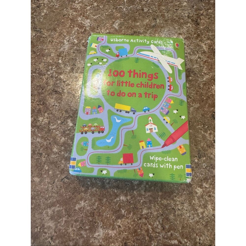 100 things for little children to do on a trip dry erase cards reusable